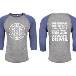Unisex Tri-Blend ¾ Raglan T-Shirt - Vintage Royal