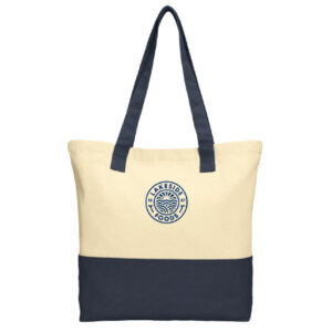 Colorblock Cotton Tote