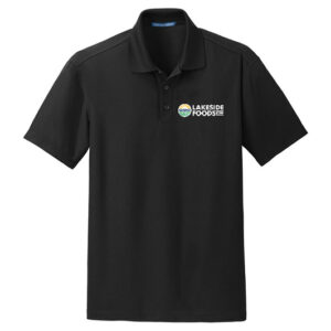 Port Authority Men's Black Dry Zone Grid Polo