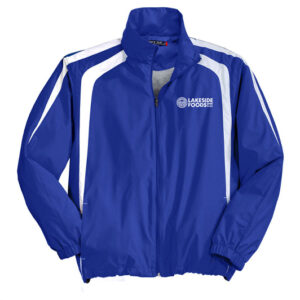 Sport-Tek Men's True Royal/White Colorblock Raglan Jacket