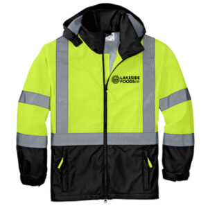 CornerStone Safety Yellow/Black ANSI 107 Class 3 Safety Windbreaker